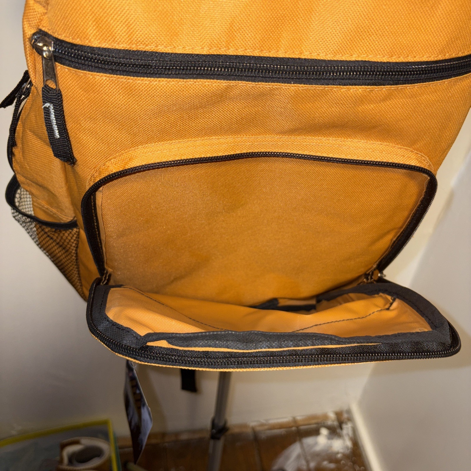 Summit Ridge 18 Inch orange Tiel Backpack for School, Travel, Sports