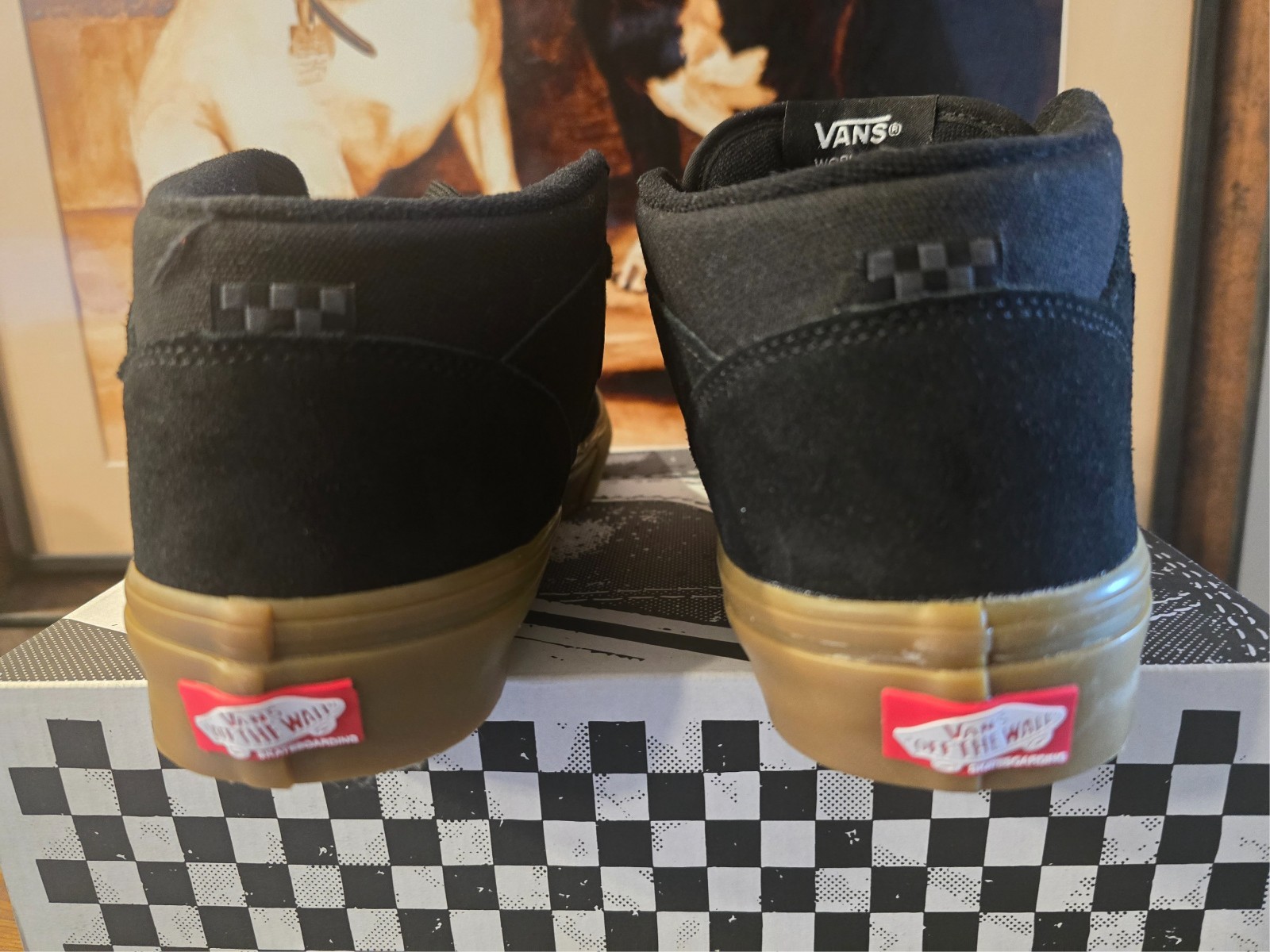 Vans Skate Half Cab Pro Skateboarding Shoe Size 9 Men’s Black Gum NEW RARE