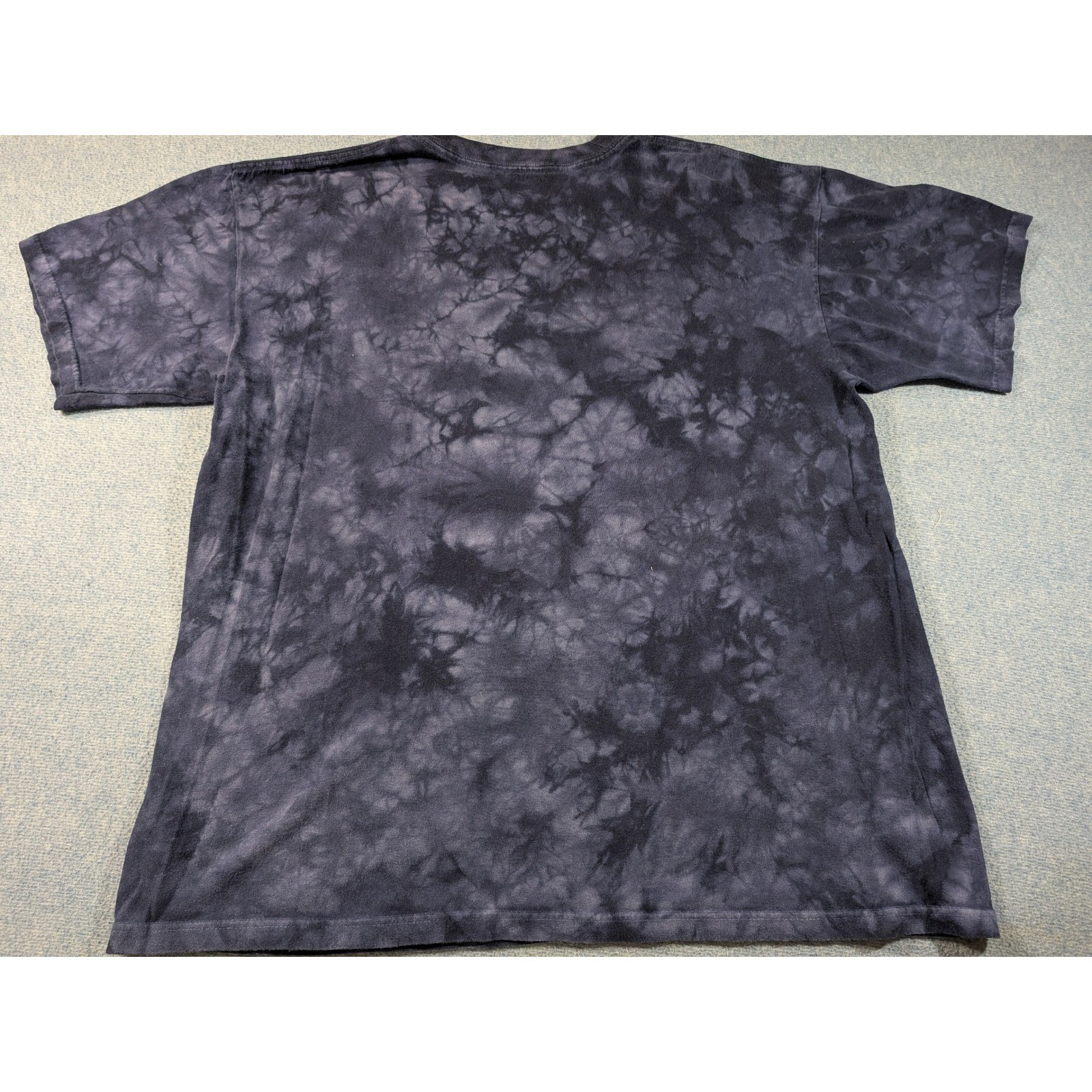 Jimi Hendrix Purple Haze Tie Dye Graphic T-Shirt Mens Large Purple Black Rock