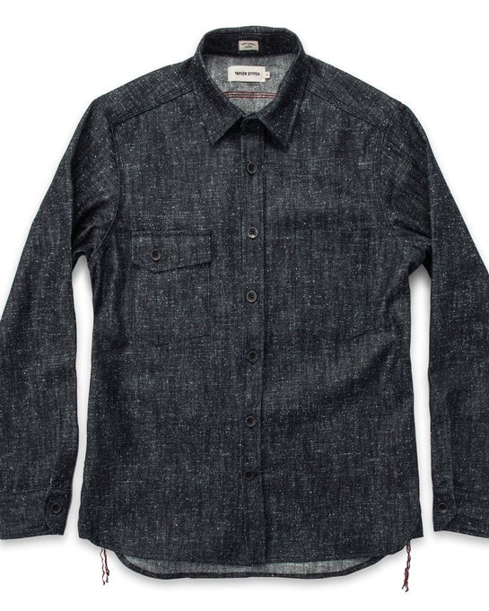 Rare Taylor Stitch The Utility Shirt in Heavy Slub Denim – Medium 40