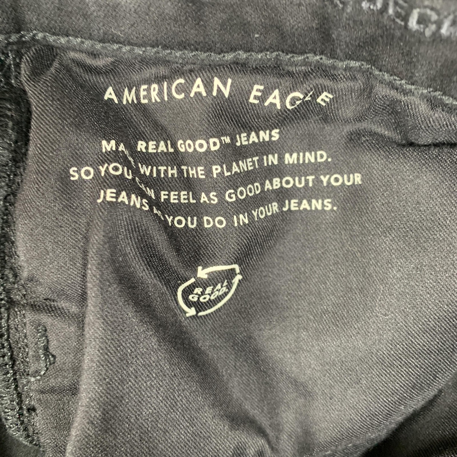 American Eagle Outfitters Jegging Jeans Womens 16 Black Super Hi-Rise Dream Jean