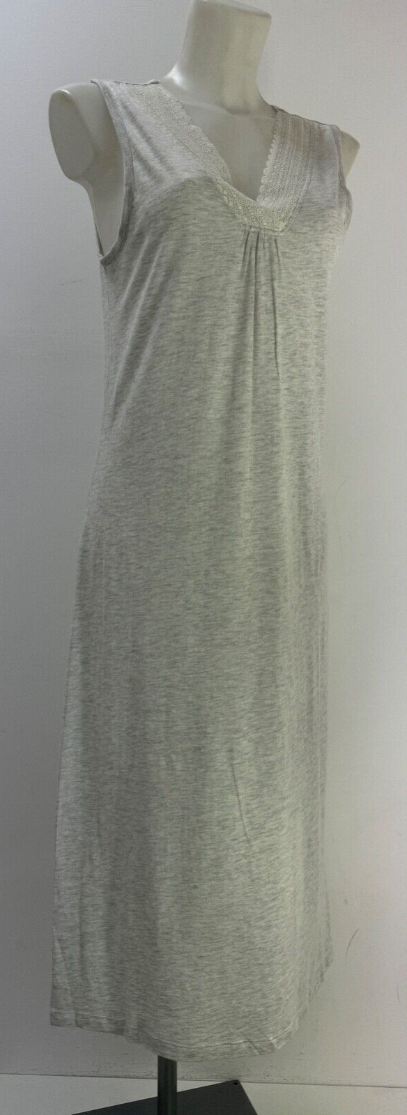 Ladies New Ex Matalan Lace Neckline Cotton Blend Nighty S M L XL