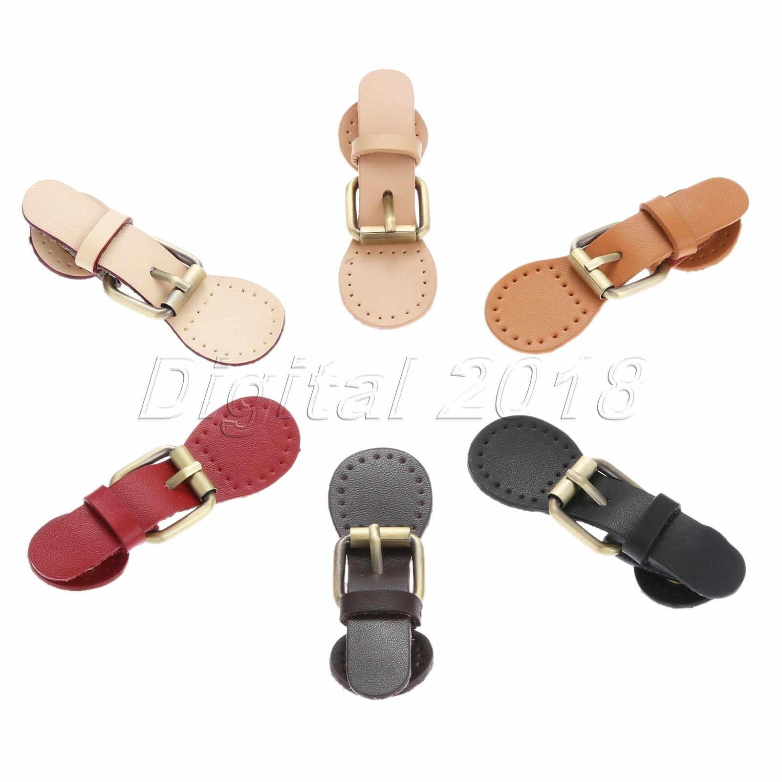 1Set 95*31mm Leather Magnetic Snap Buckles Sewing Fasteners For Bag 6Colors