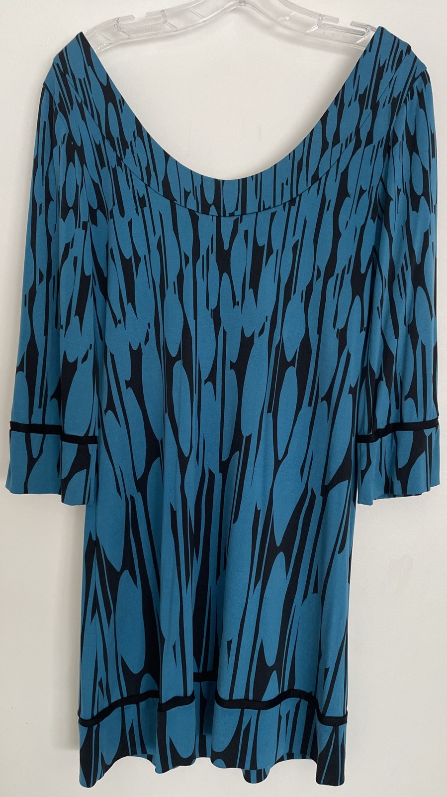 DIANE von FURSTENBERG Aggie Freedom Trail Silk Sheath Mini Dress Women’s Size 6