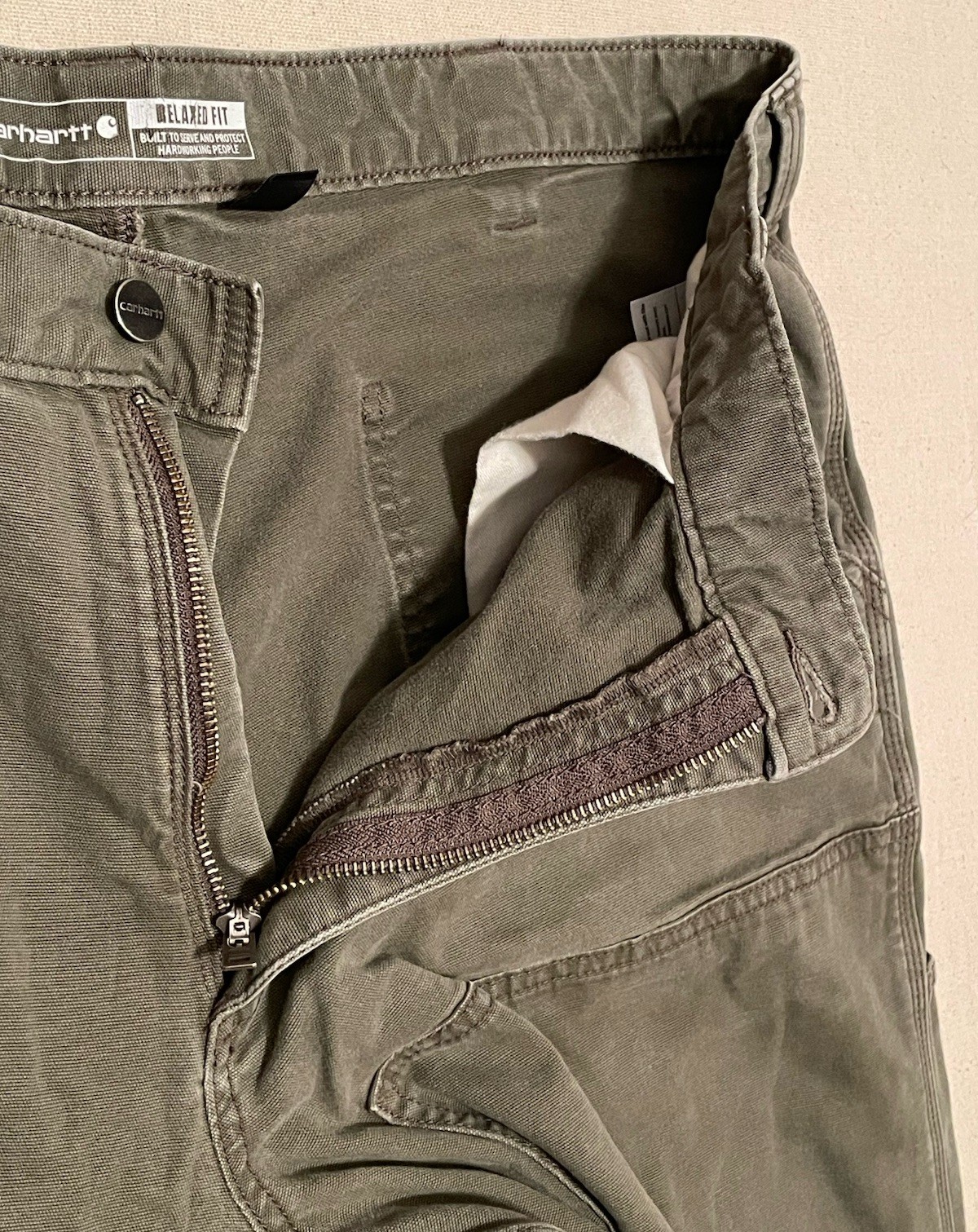 Carhartt Double Knee Workwear 102802-217 Relaxed Fit Pants Men’s Sz 42×30(28)