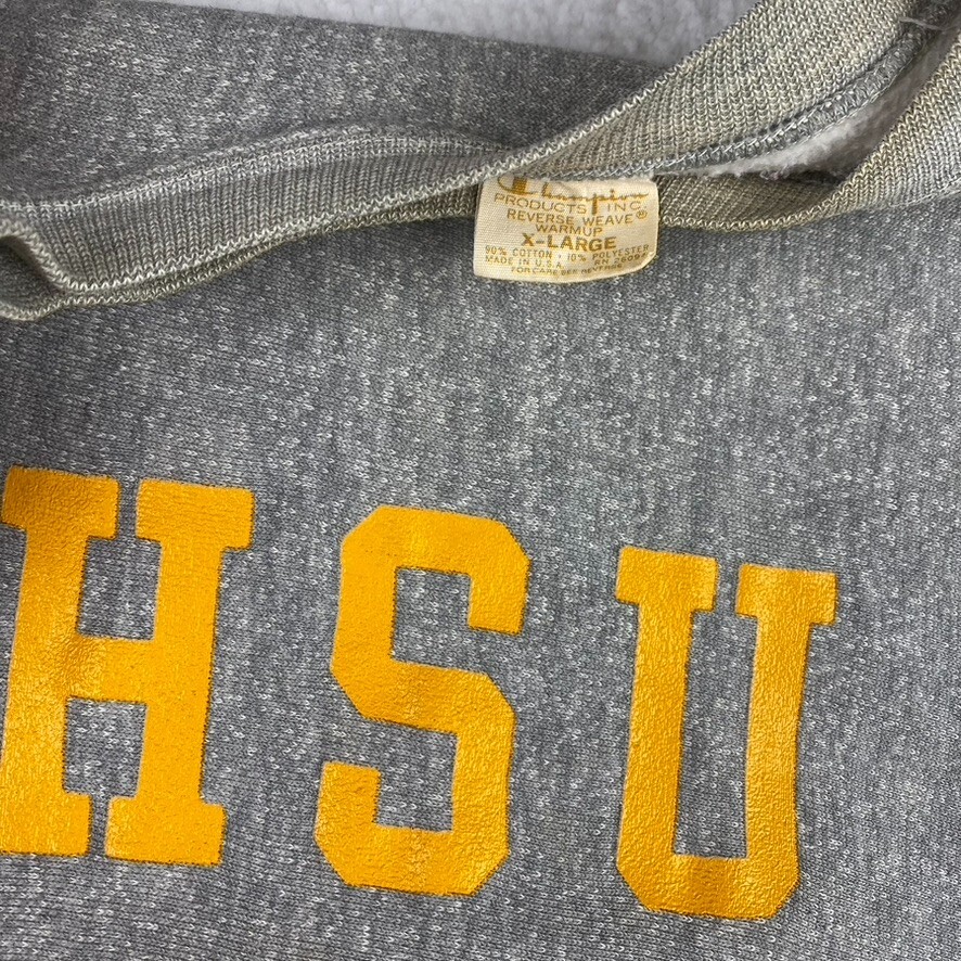70s Vintage Champion Reverse Weave Sweatshirt XL Hardin Simmons University Ball