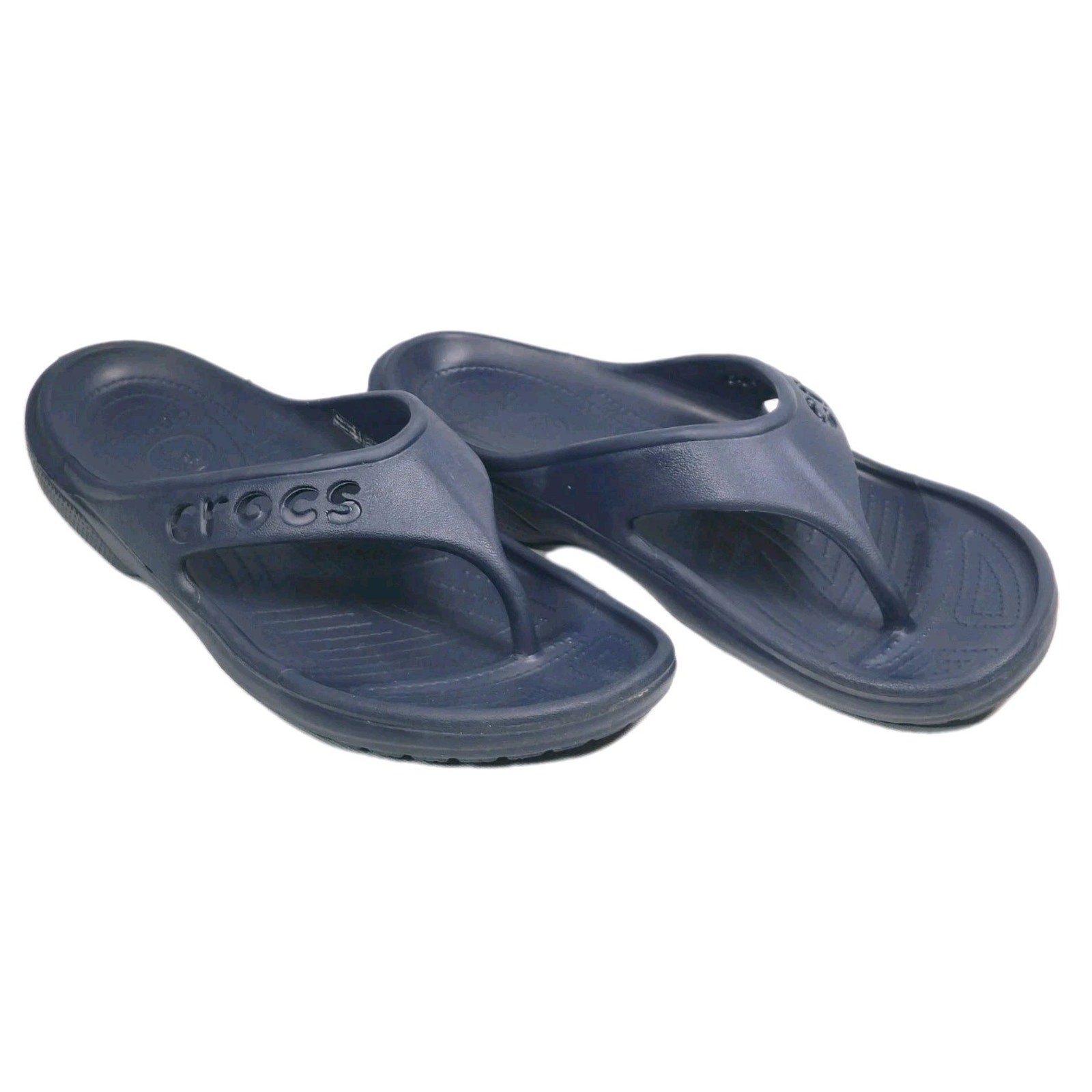 CROCS Unisex Blue Baya Flip Flops Thongs 11999 Men’s Size 10, Women’s Size 12