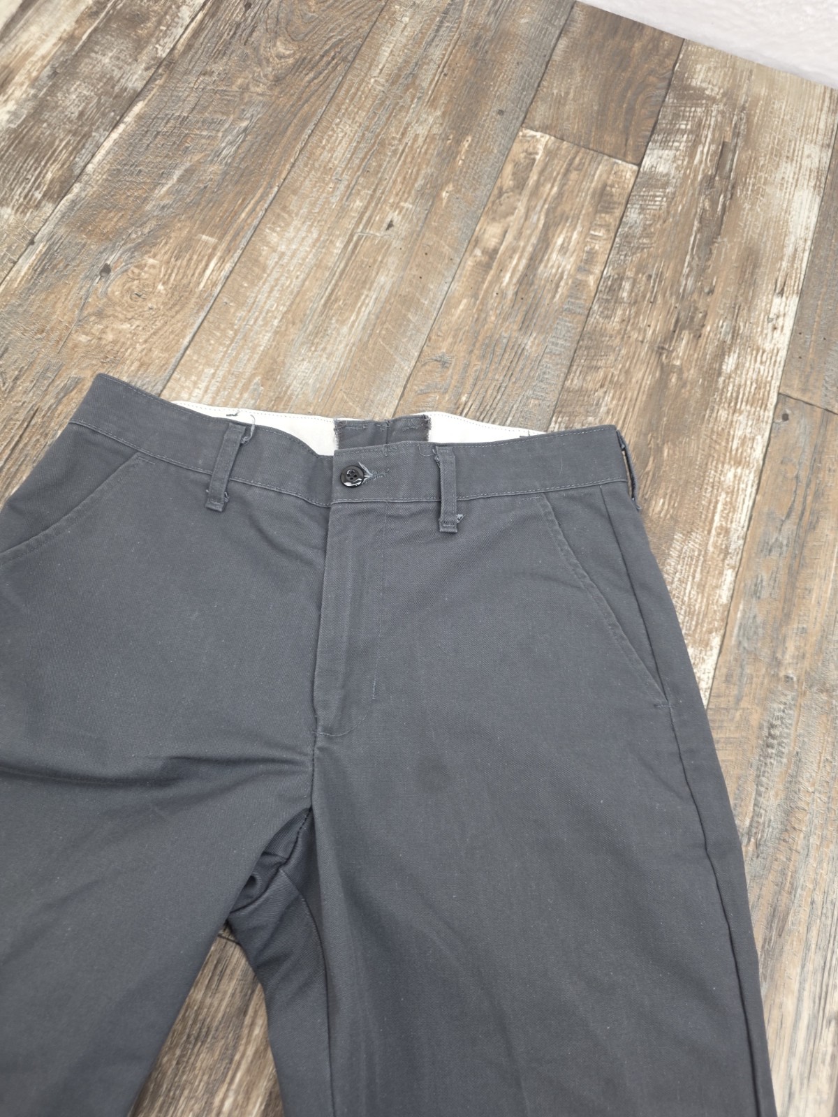 Red Kap Men’s Stain Resistant, Flat Front Work Pants, Charcoal 32×31
