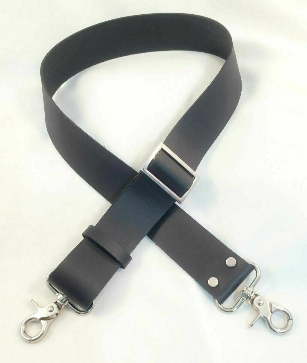 1.5″ Quality Leather Adjustable Convertible Slide Cross Body Bag Strap 3 Colors