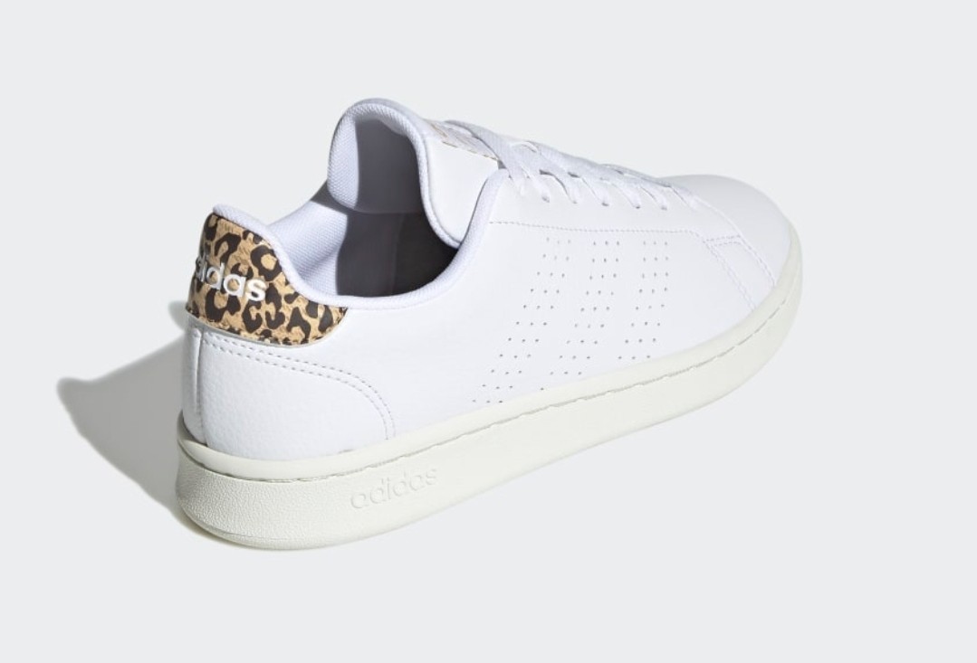 Adidas Advantage White Cheetah Leopard Womens Size 8 Court Sneaker GW4850 NIB