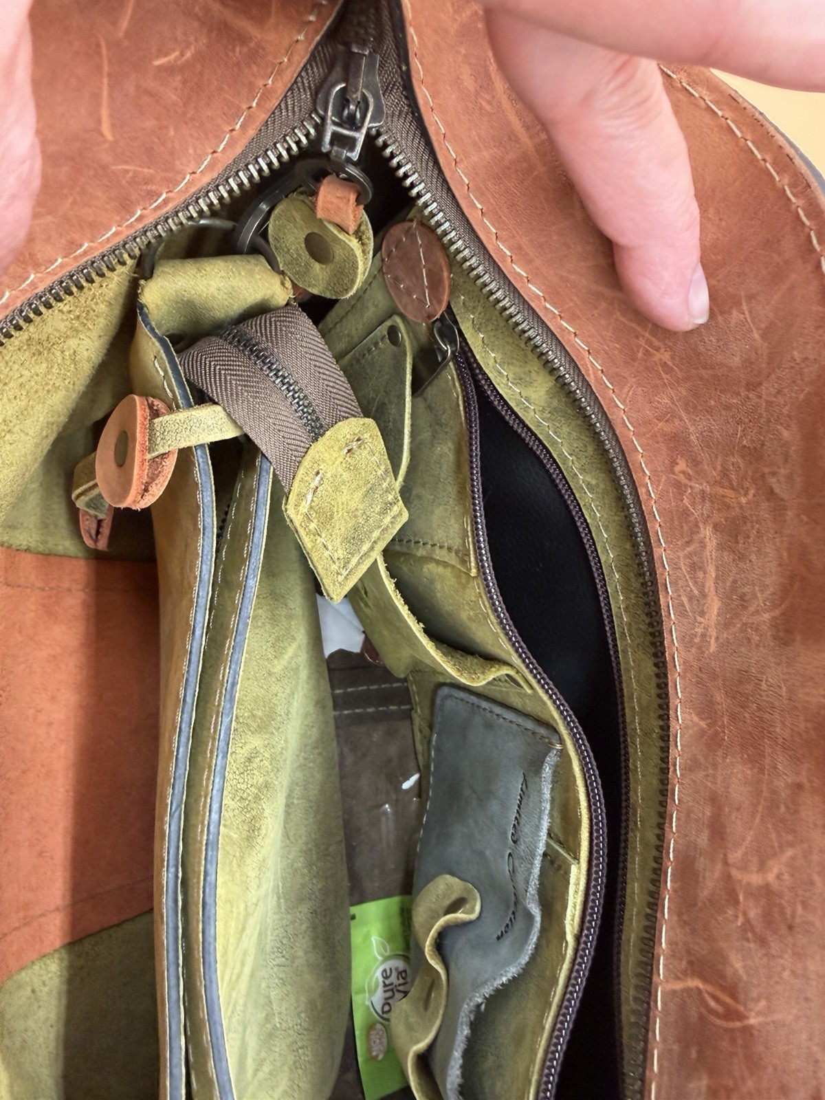 LadyBug Limited Collection Handmade Leather Bag Artisan Boho Crossbody Tote