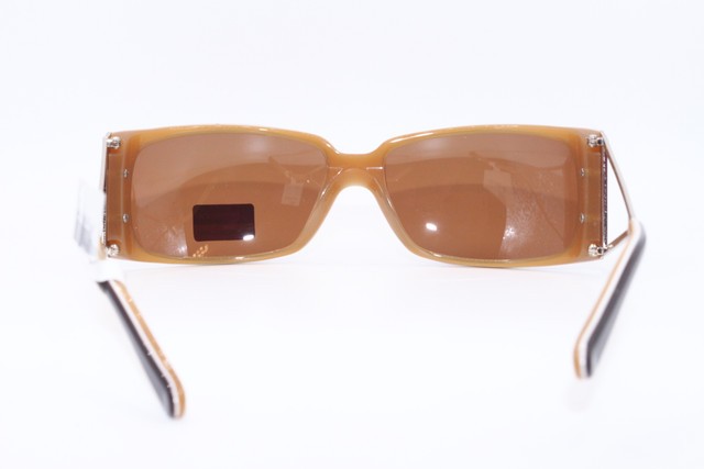 SUNTRENDS ST130 BROWN CARAMEL AUTHENTIC SUNGLASSES 60-16