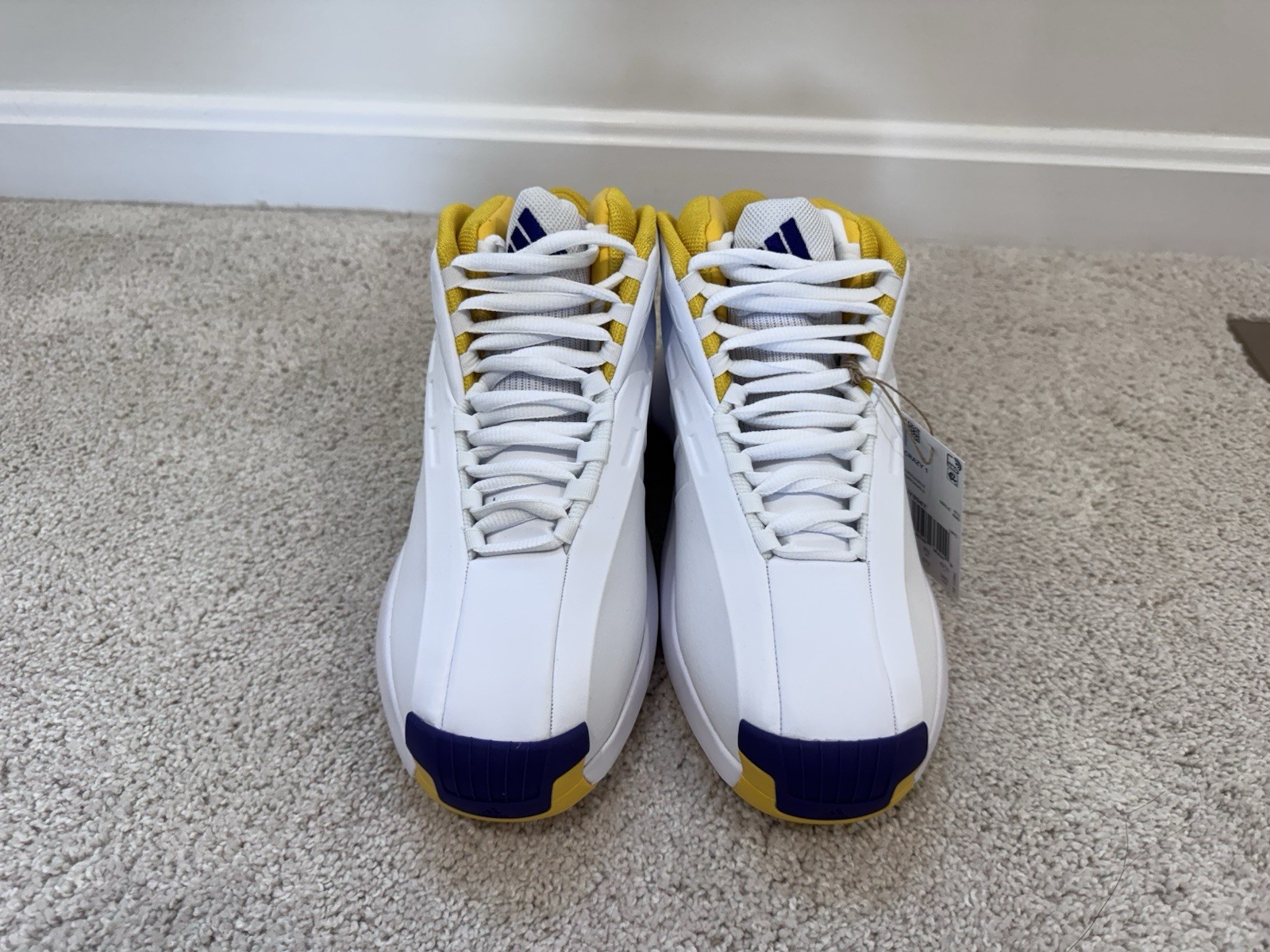 adidas Crazy 1 Men’s Lakers Size 9
