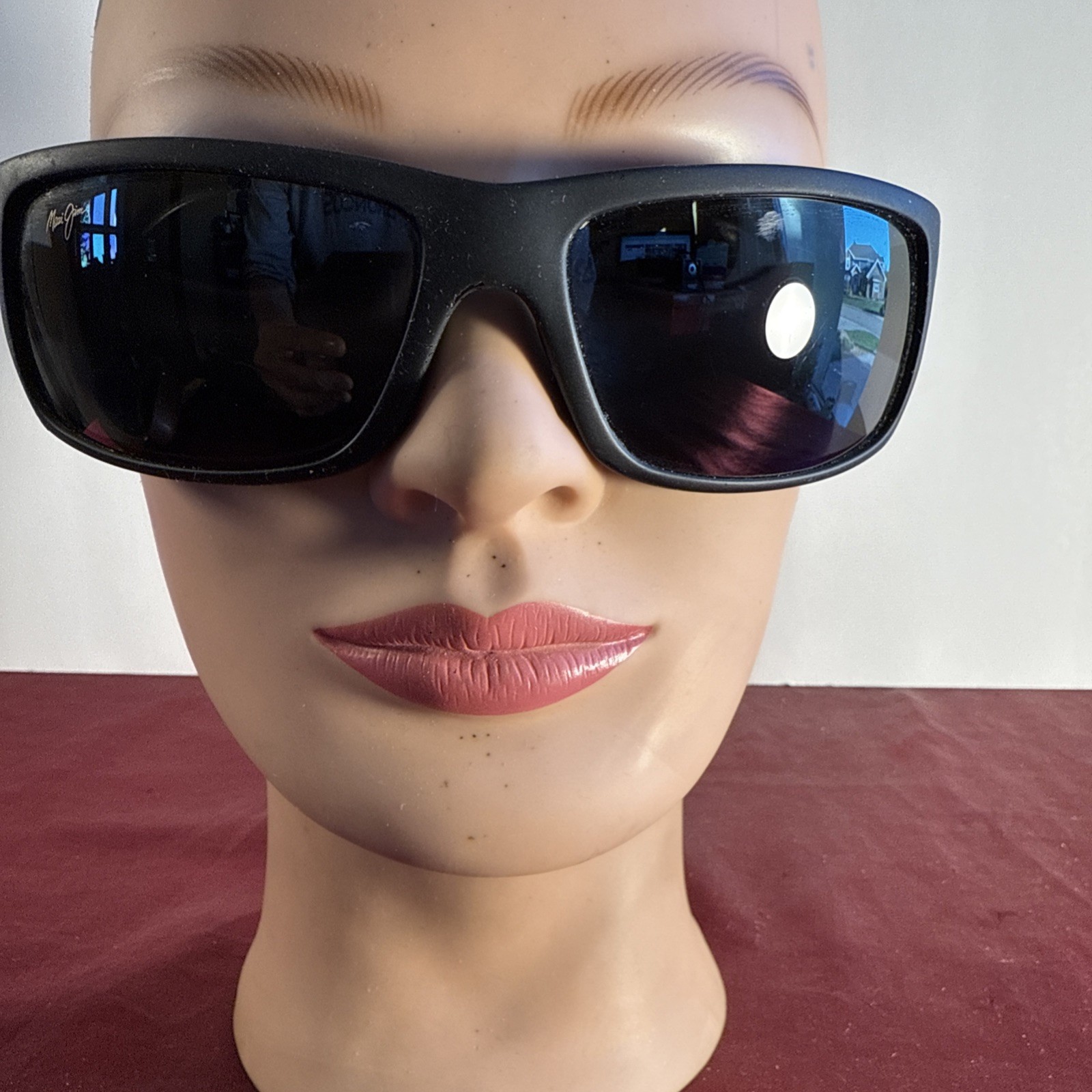 Maui Jim World Cup MJ266-02MR Sunglasses Matte Black Wraparound FRAME ONLY case