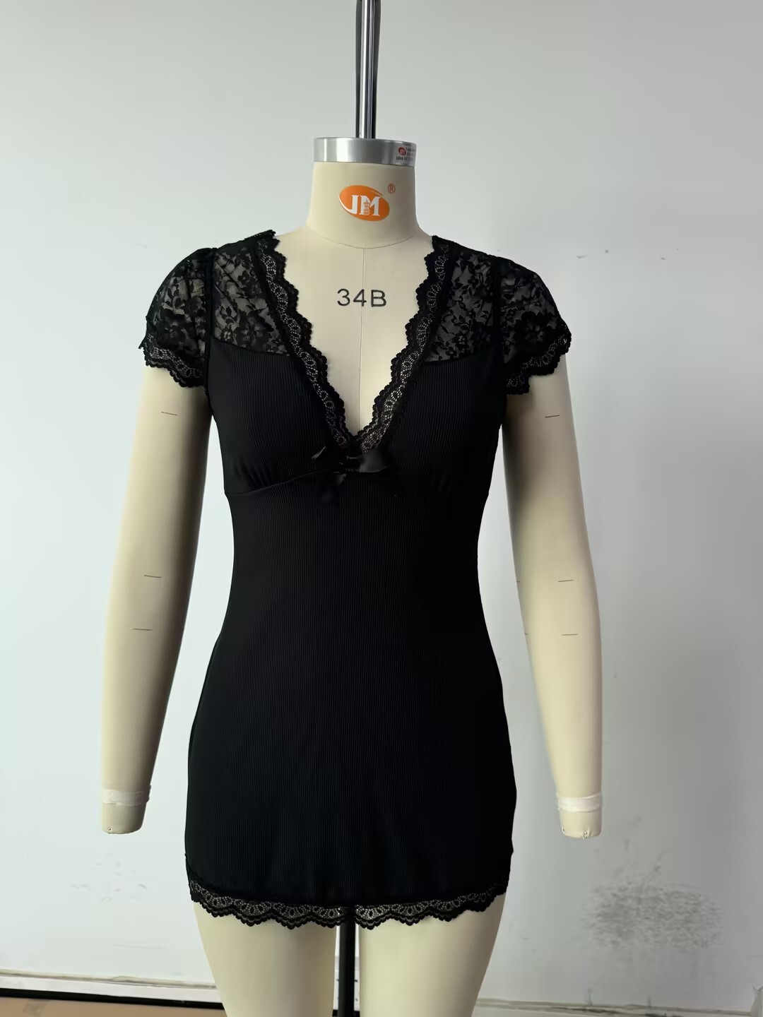 Women Sexy Deep V Dress Lace Lingerie Babydoll Nighy Underwear Sleepwear Chemise