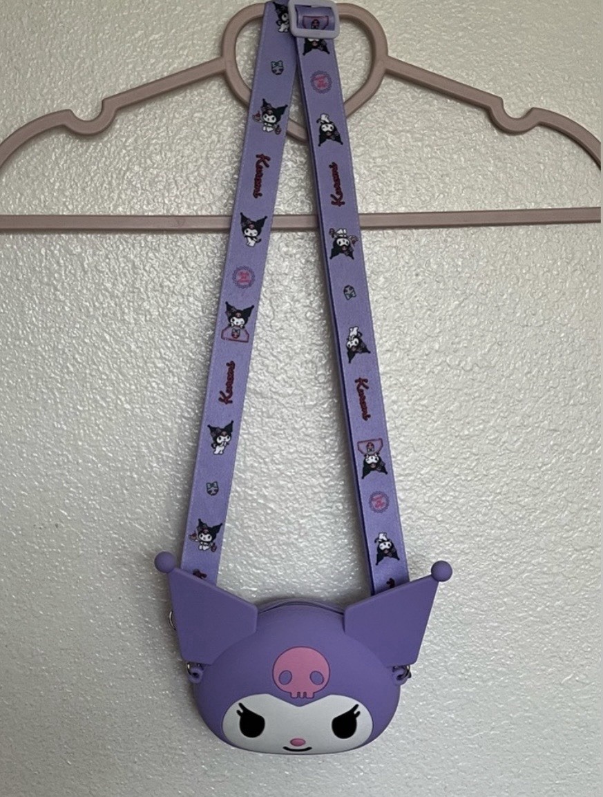 Kuromi Soft Silicone Crossbody Bag