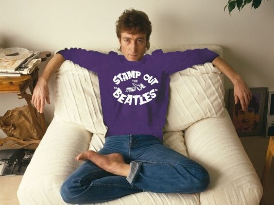 STAMP OUT THE BEATLES SWEATSHIRT AUTHENTIC MCCARTNEY LENNON HARRISON STARR shirt