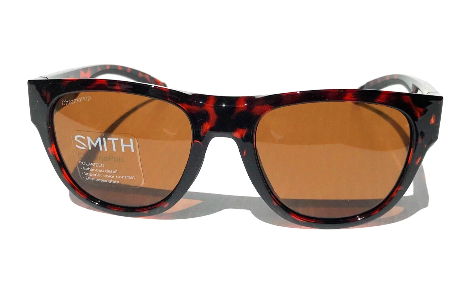 NEW Smith Optics ROCKAWAY Tortoise ChromaPop POLARIZED Brown Lens Sunglass