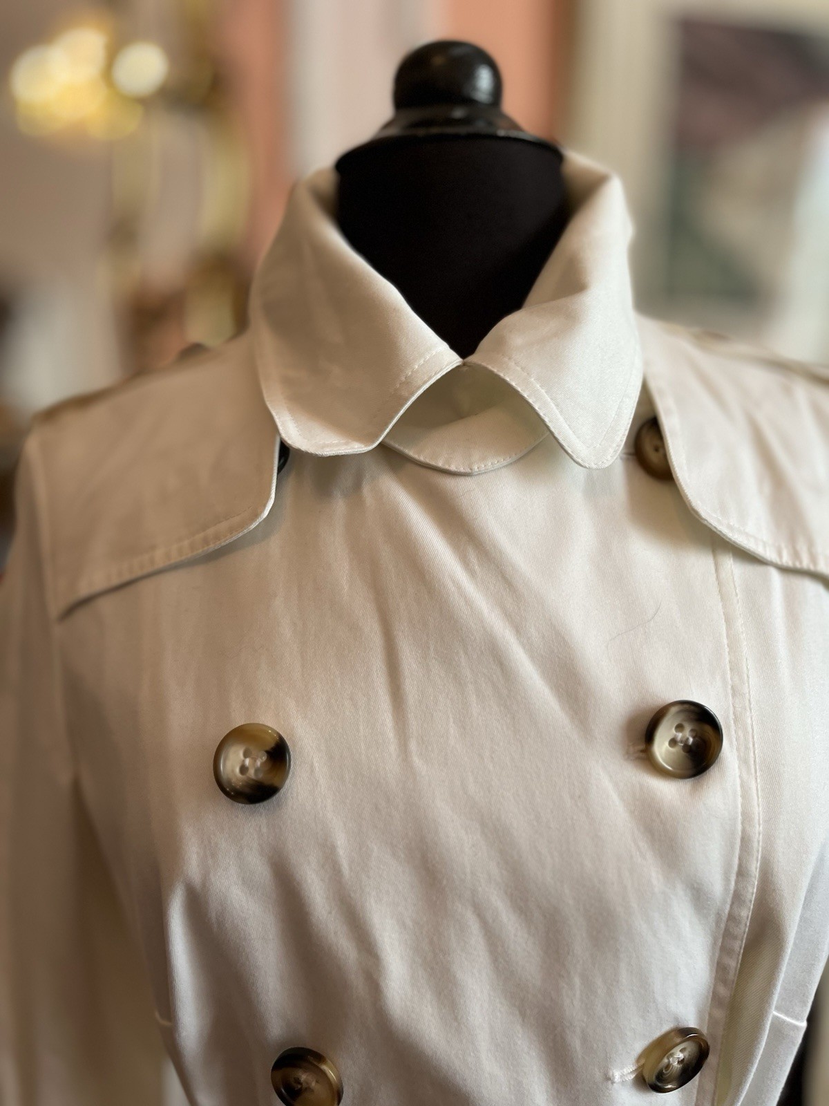 Marks & Spencer Fabulous Trench Coat in Warm White