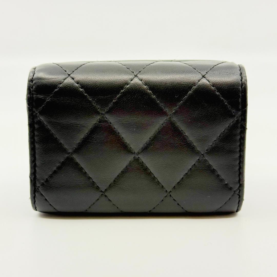 Excellent Condition CHANEL Chanel Matelass Trifold Wallet