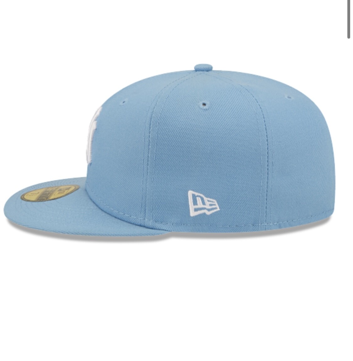 New York Yankees New Era 59FIFTY Fitted Cap HAT 5950 BABY SKY LIGHT BLUE WHITE