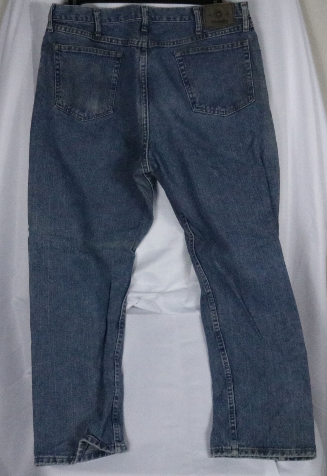 Wrangler Five Star Premium Relaxed Fit Jeans Men 38×30 Blue Denim Cotton Comfort