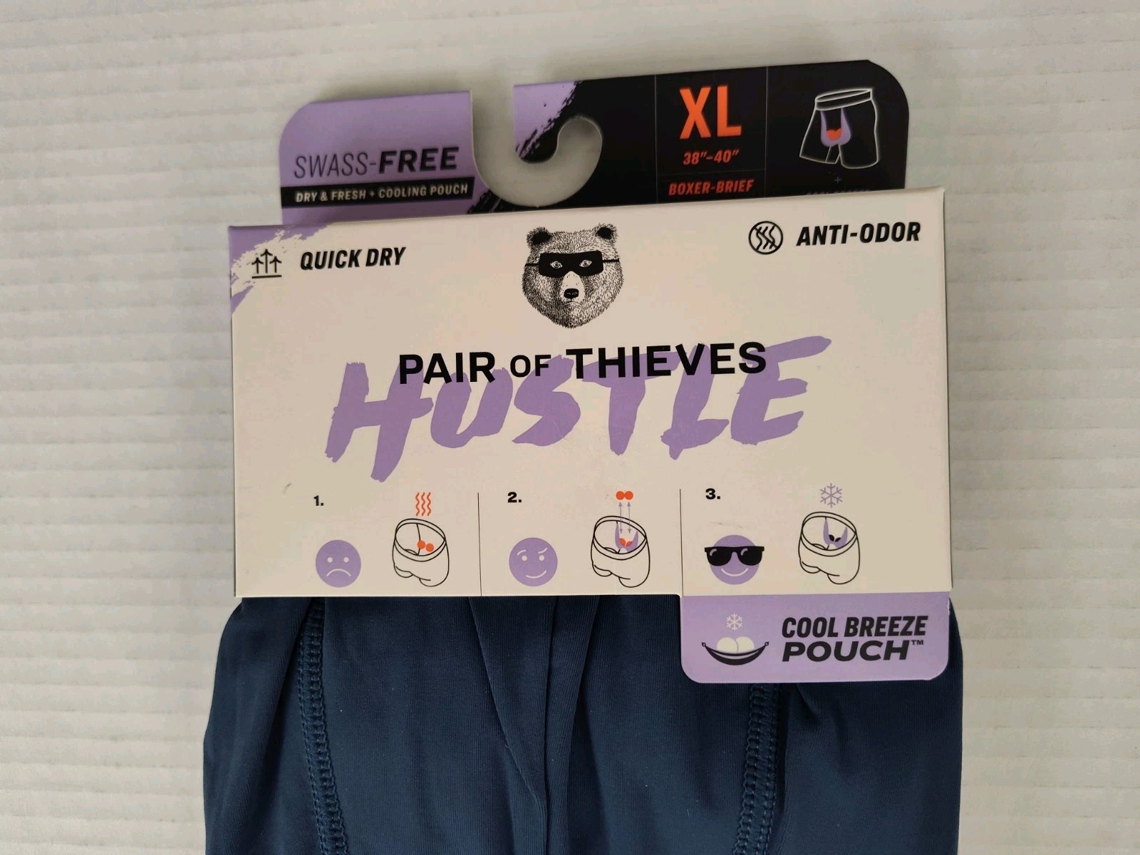 Pair of Thieves Hustle Boxer Briefs Mens XL Pack of 2 Cool Breeze Pouch