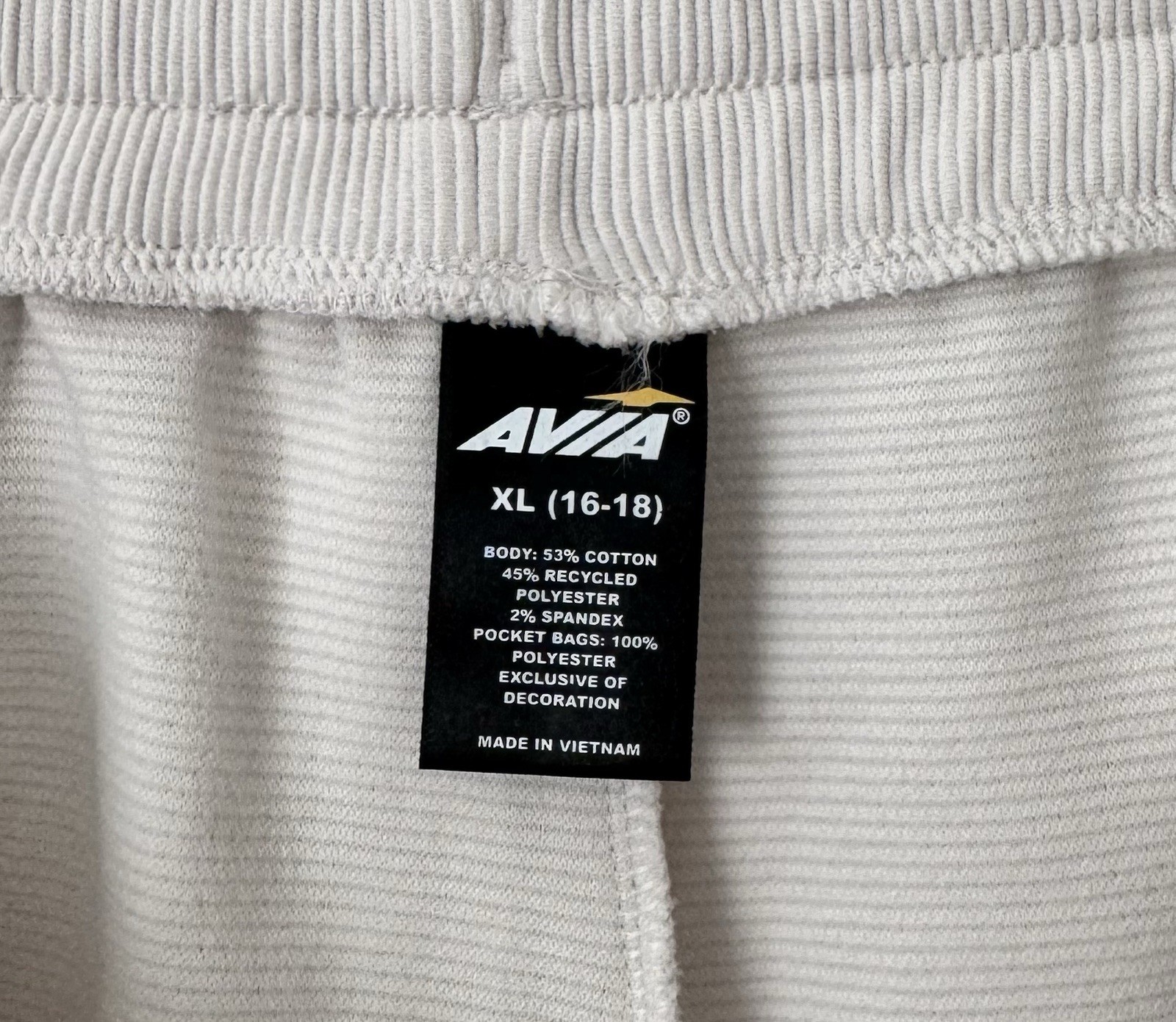 Avia Womens Ottoman Lounge Shorts Khaki Safari Multisize NWT