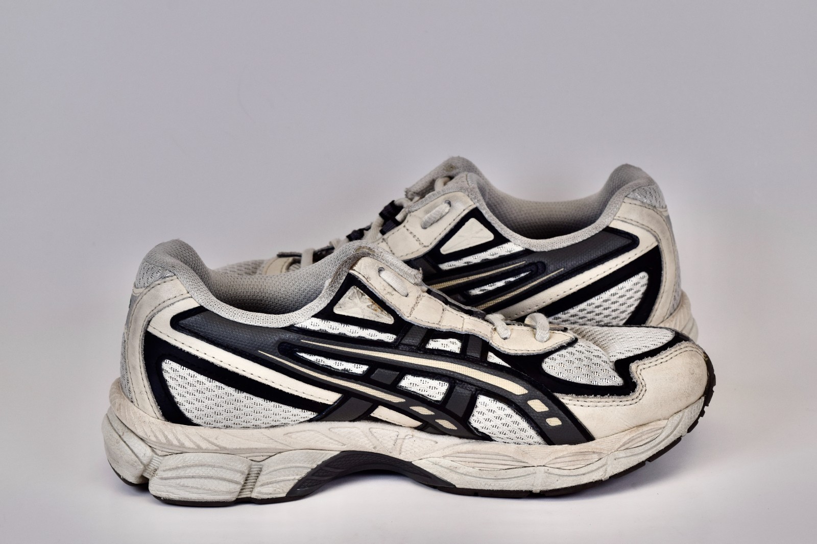 ASICS Mens Gel-NYC 2055 Pale Oak Truffle 1203A542-200 Black Teal Sneakers Size 6