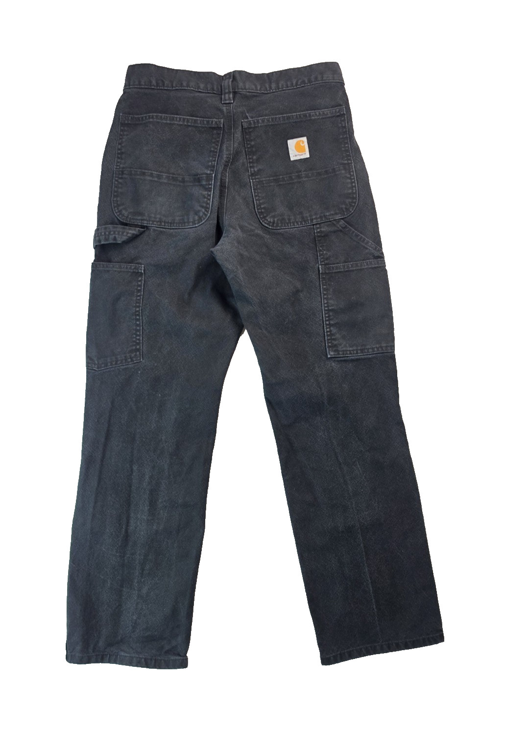 Carhartt Black Double Knee Relaxed Fit Pants Mens103334 BLK Size 30×30