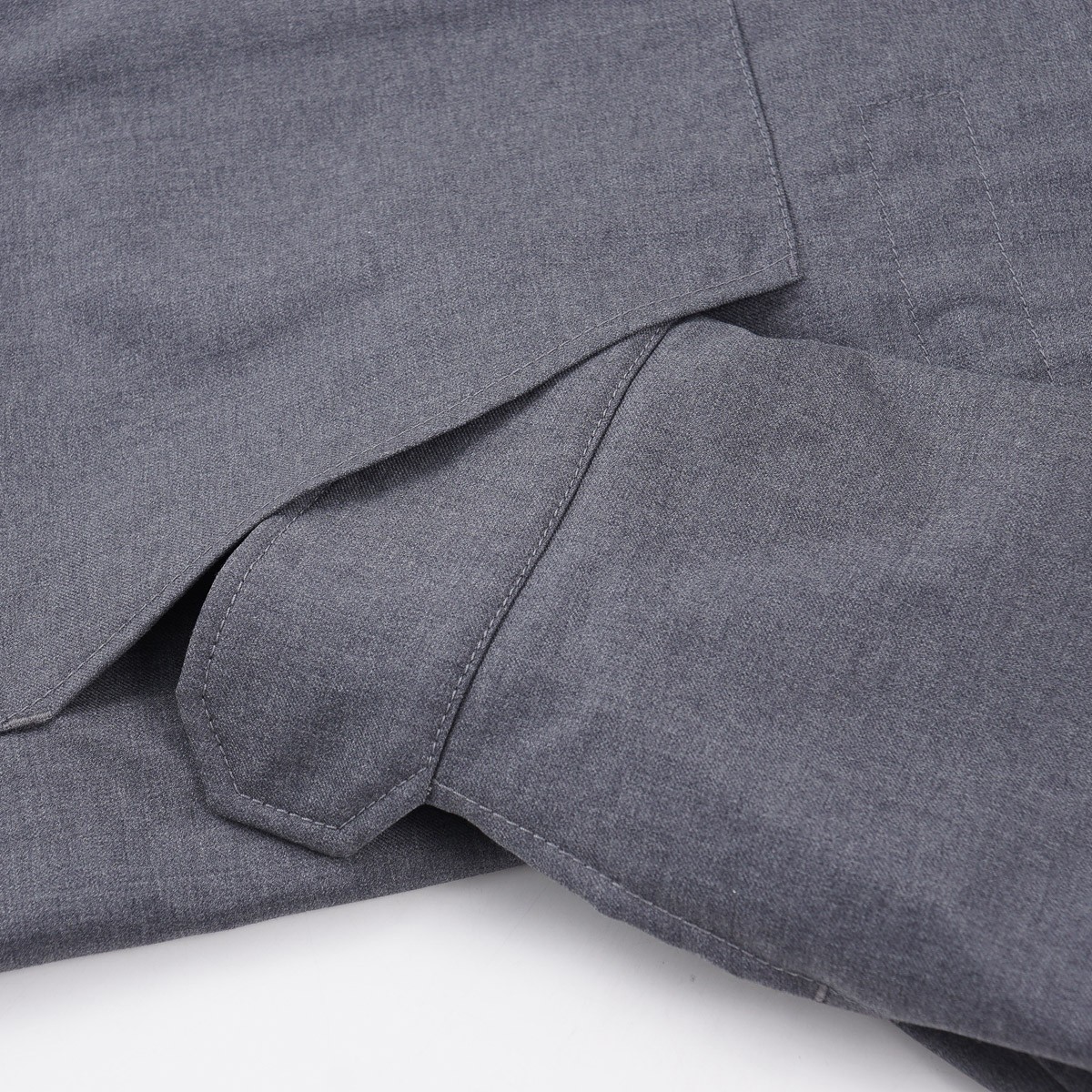 Brett Johnson ‘Lugano’ Mid Gray Padded Wool Field Jacket L (Eu 52) NWT