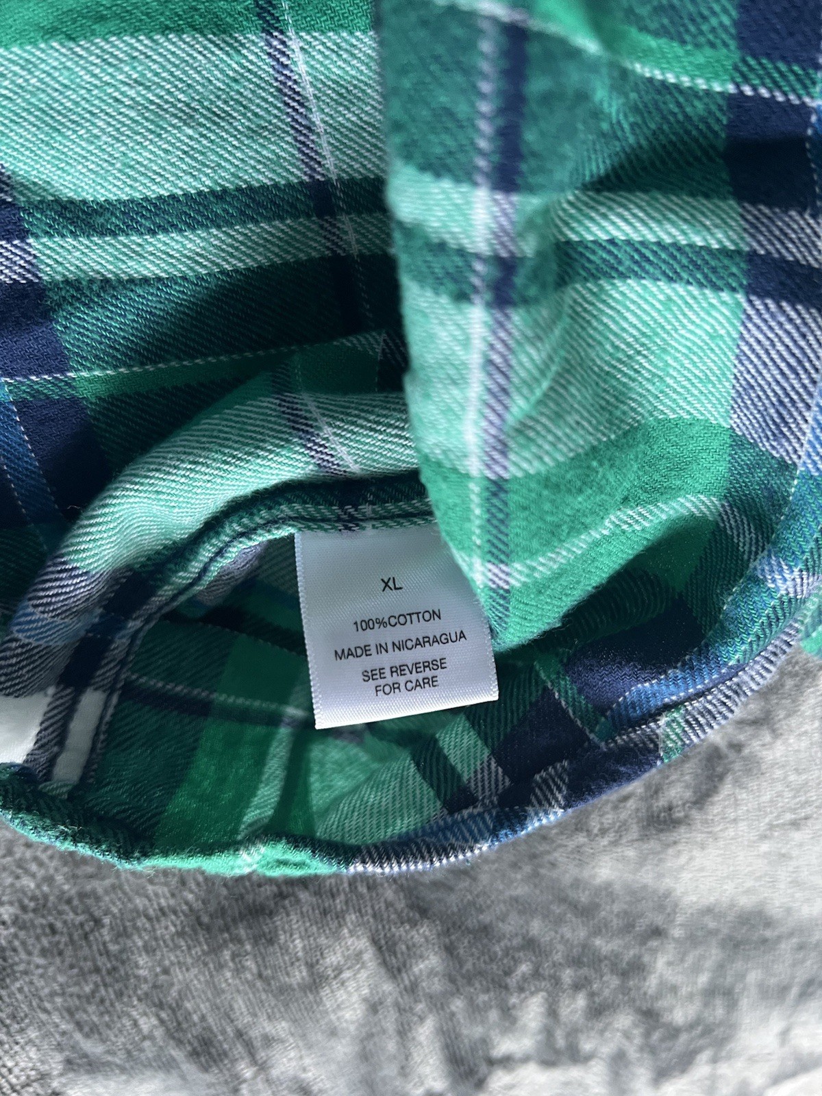 Boca Classics Plaid Flannel Shirt
