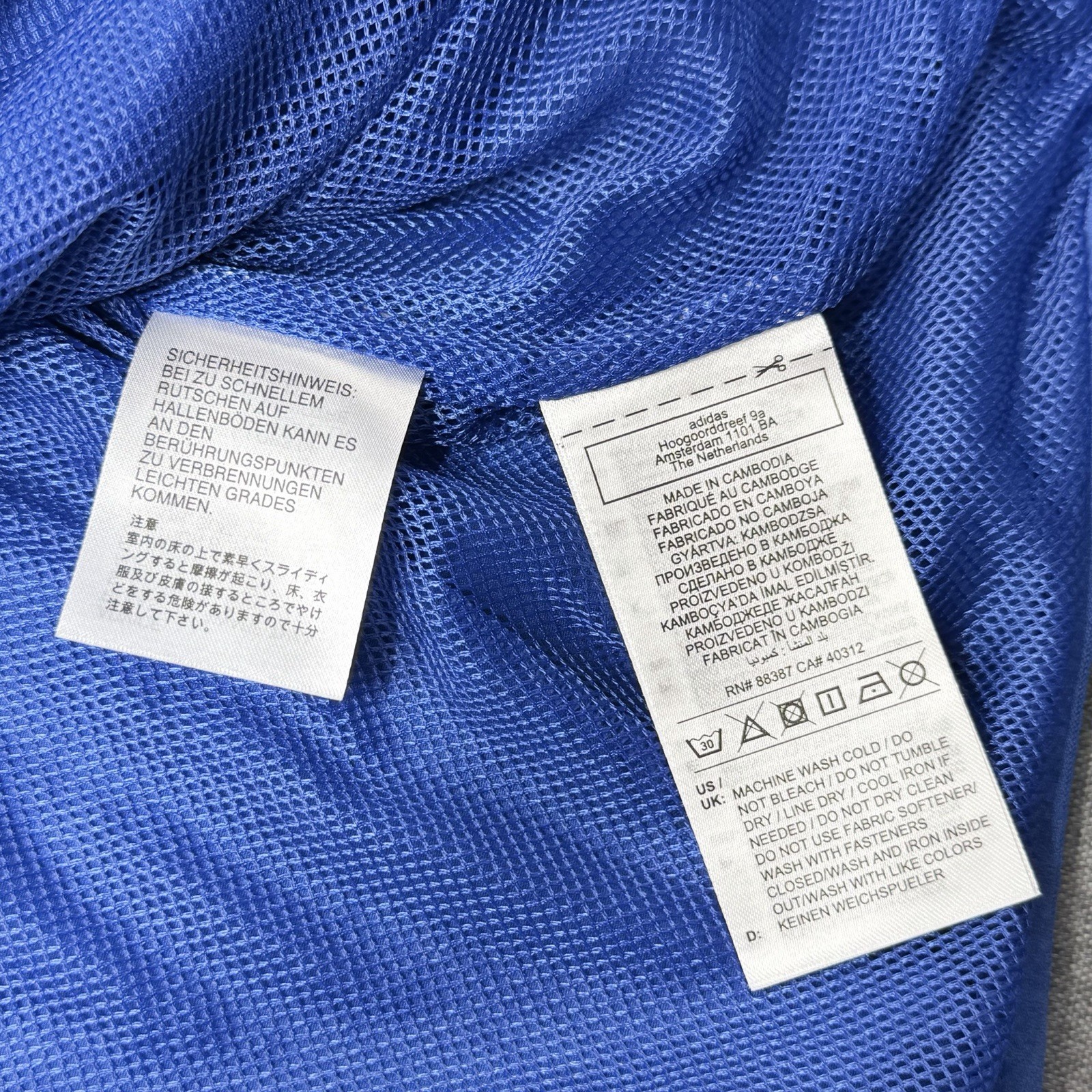Adidas Como 1907 Tiro 24 Competition Soccer Track Jacket Mens L NWT Blue Serie A