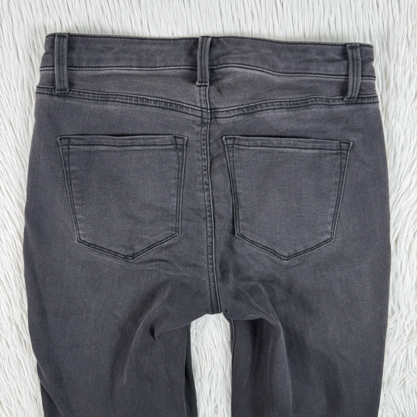 Talbots Black Charcoal Wash Mid-Rise Jegging Denim Jeans Women’s Size 2P