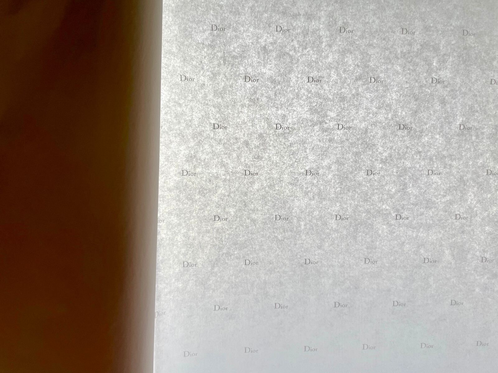 Christian Dior Authentic White blanc Tissue Paper 50 NEW Sheets 14″ x 21″