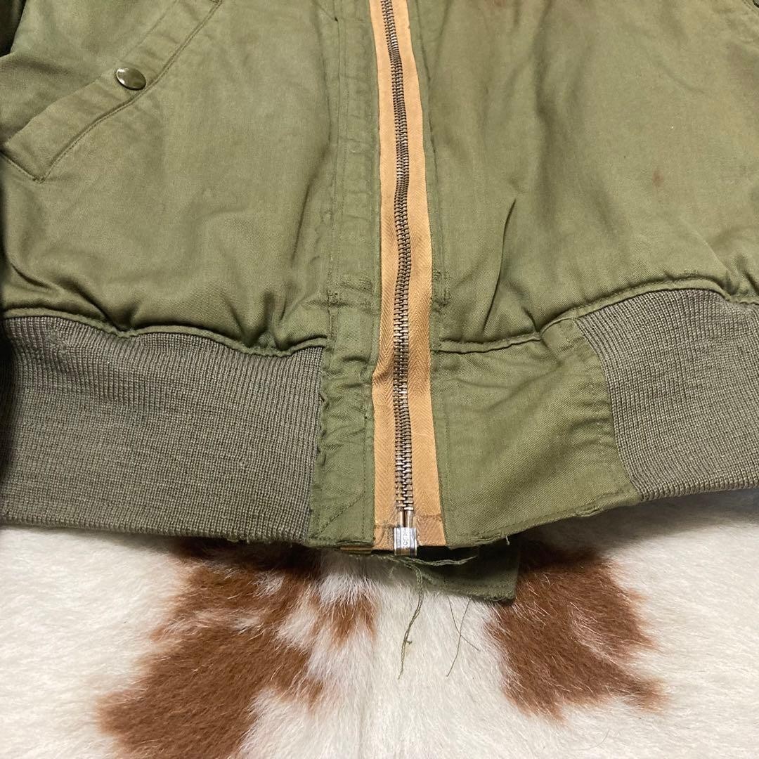USAAF 40s Vintage B-15 Flight Jacket Hand Paint Military Size 40 Men’s Outer