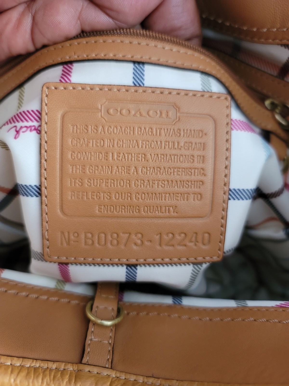 Y2K VTG Coach Pleated Ergo In Tan Leather Hobo Shoulder Bag