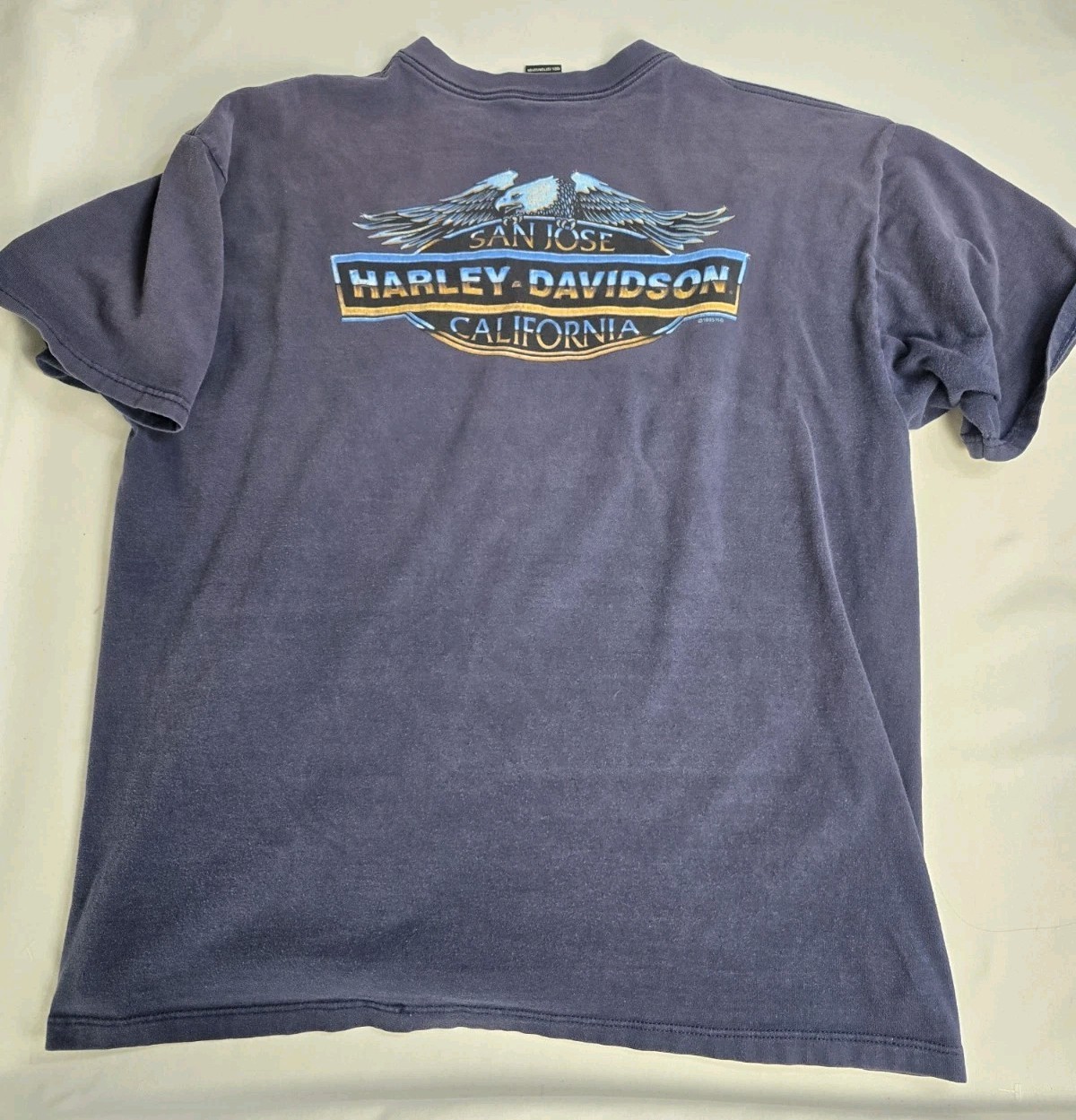Vintage 90’s Harley-Davidson San Jose California Biker Tshirt 1995 XXL Tee
