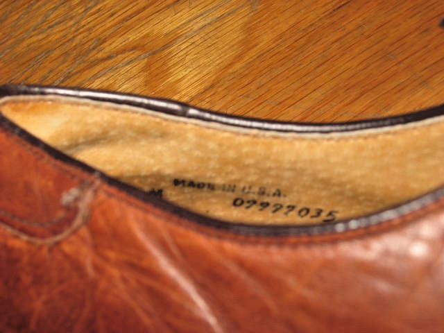 Stunning J crew Men’s Leather Derby Shoes Lug Sole Walnut Brown size 9M USA