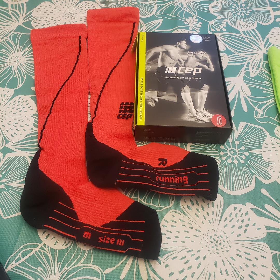 CEP Men’s 2.0 Full Tall Compression Progressive + Run Socks Pick Size & Color