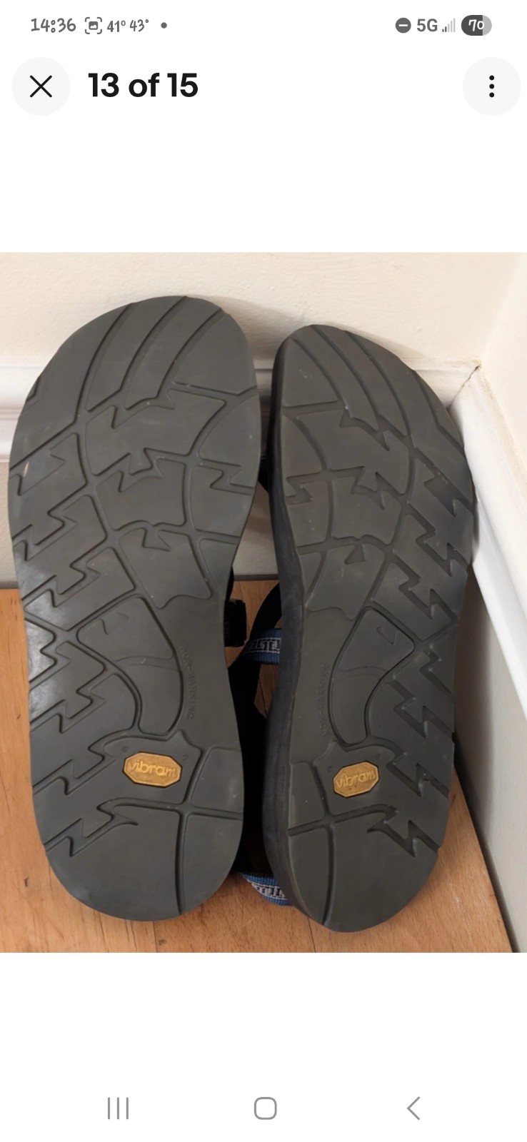 Chaco USA Z1 Classic Hiking River Sport Sandals Womens Size 11 Outdoor Blue