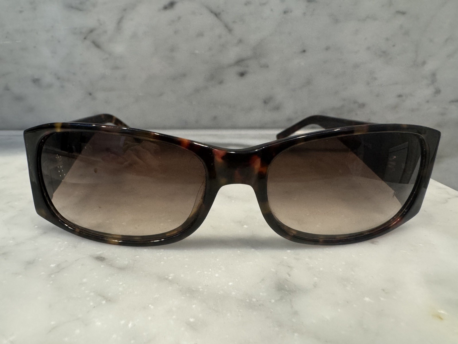 Vintage 1990s Oroton Honolulu Sunglasses Tortoiseshell Brown Gradient Lenses Y2K