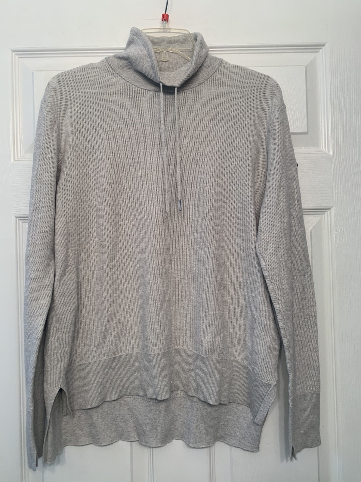 Kjus Cotton Cashmere Blend Sweater Women’s Kessy Gray Pullover Size L