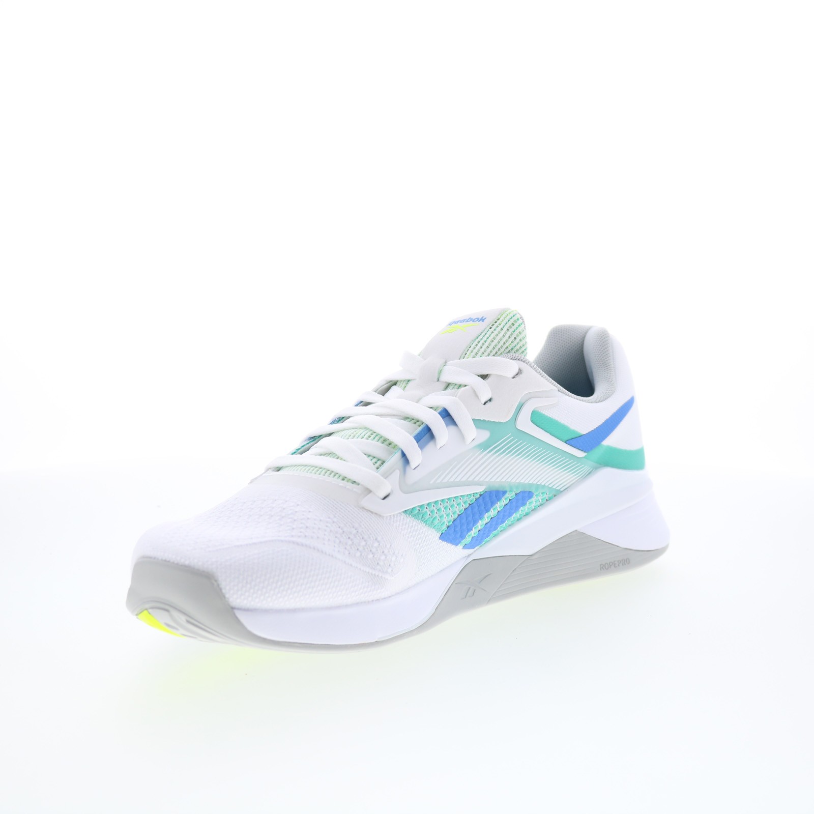 Reebok Nano X4 Mens White Mesh Lace Up Athletic Cross Training Shoes