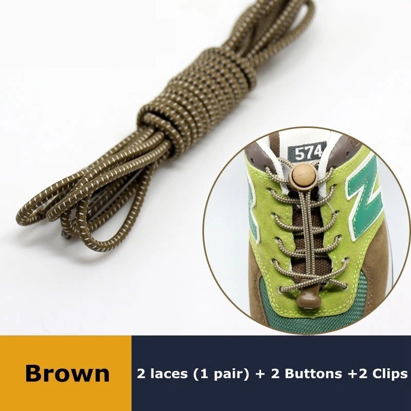 No Tie Elastic Lock Shoe Laces Rope Running Jogging Sneakers Trainer Shoelaces*