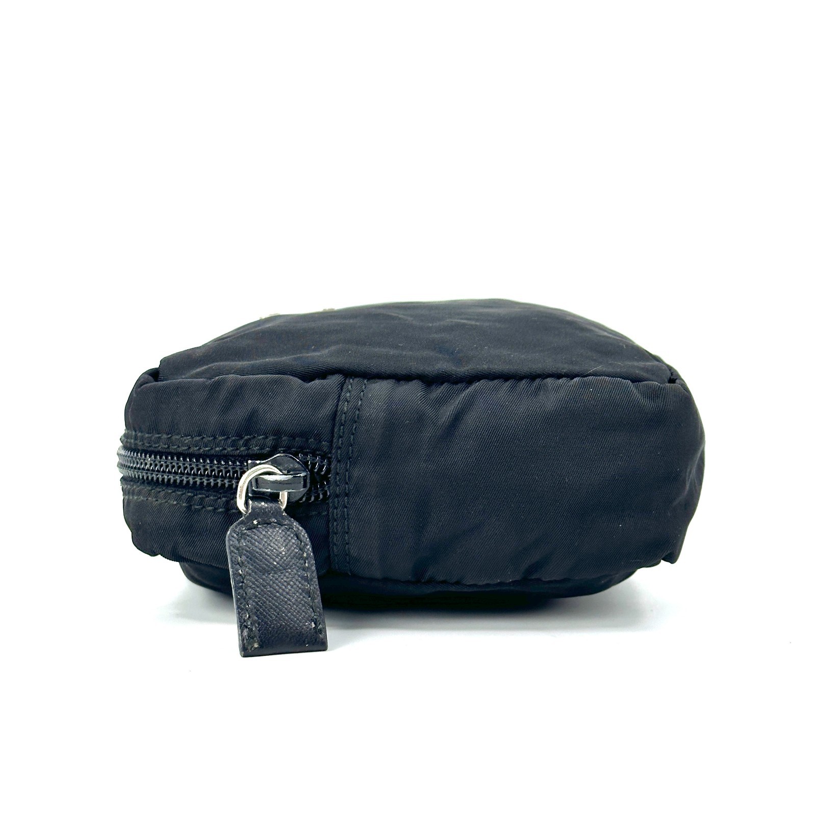 PRADA Cosmetic Pouch Nylon Black Authentic