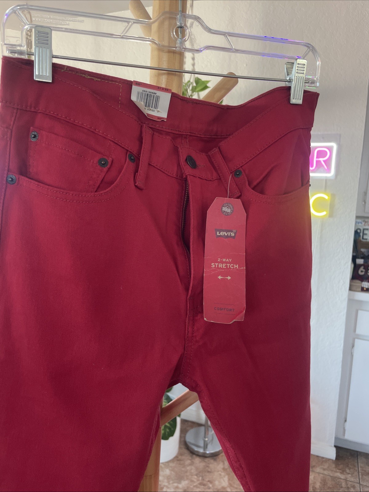 Levi’s 510 Skinny Red Size 31 X 32 New With Tags❤️‍🔥❤️‍🔥❤️‍🔥❤️‍🔥❤️‍🔥￼
