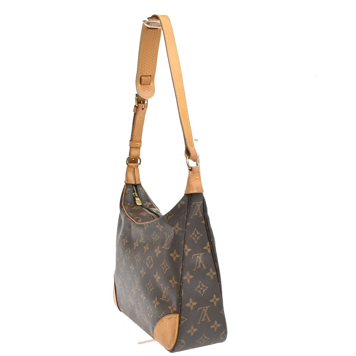 LOUIS VUITTON Boulogne 30 Shoulder Bag Monogram Leather Brown M51265 73PA220