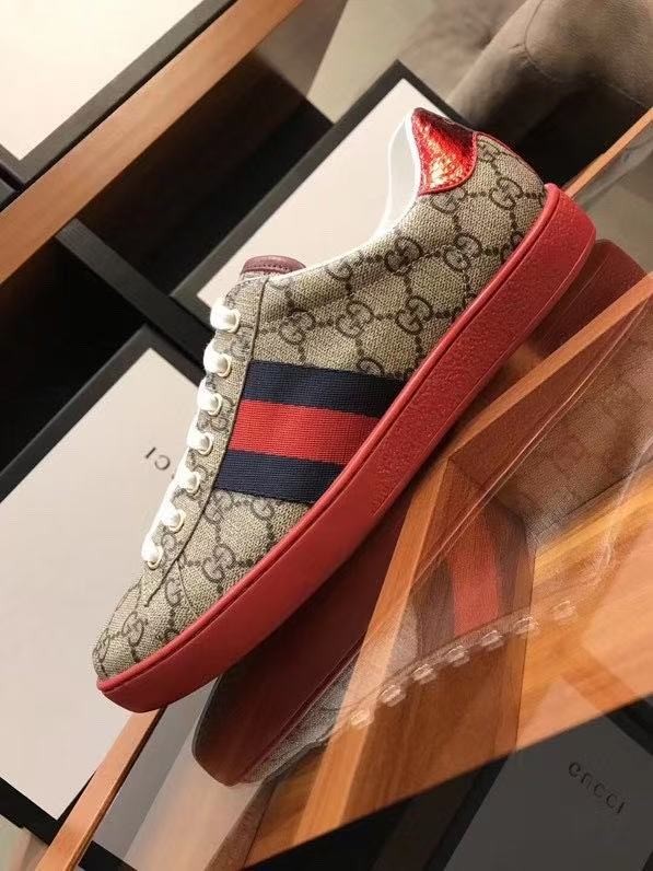 Gucci Ace red Men’s shoes New