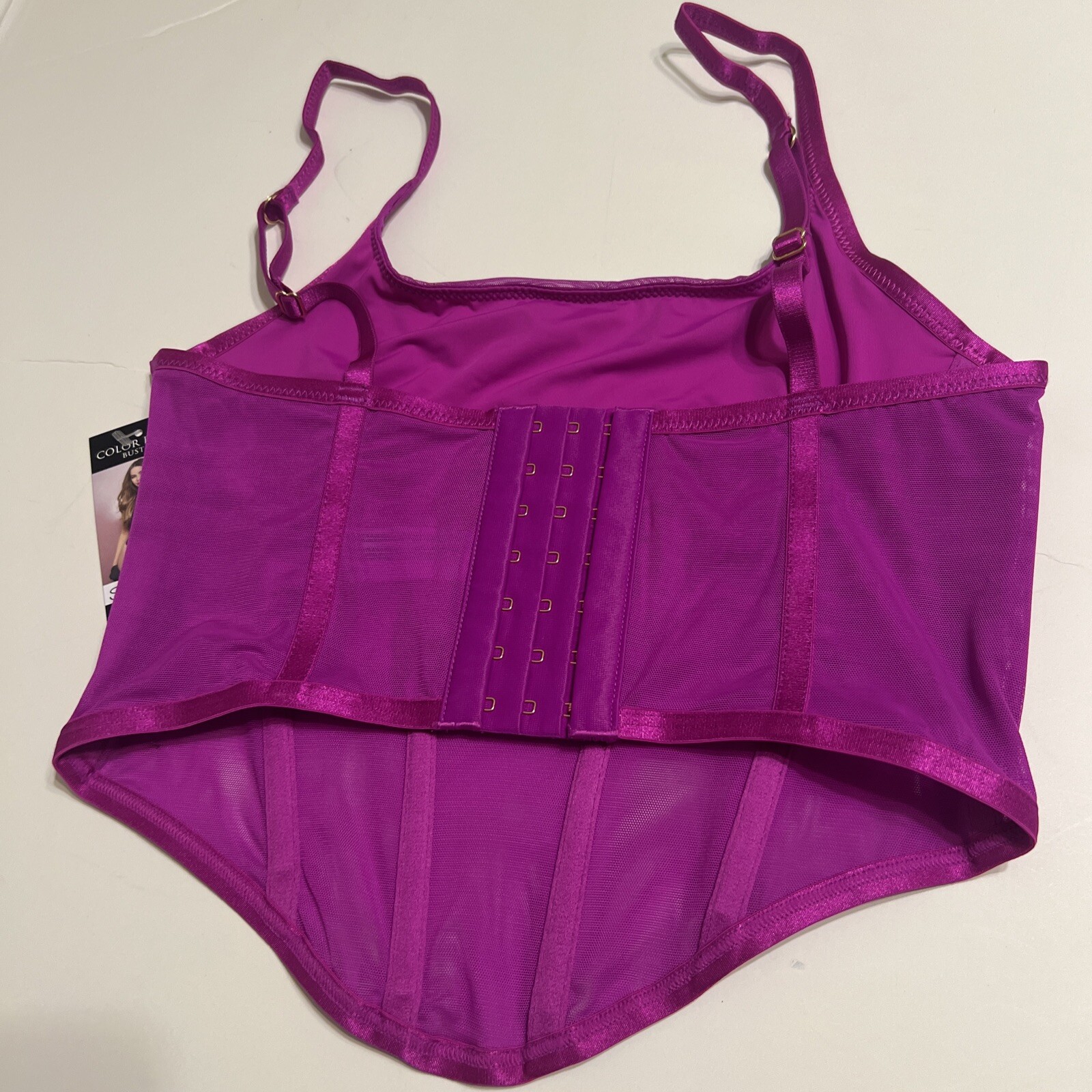 Sophia Vergara Bustier Intimates Color Block